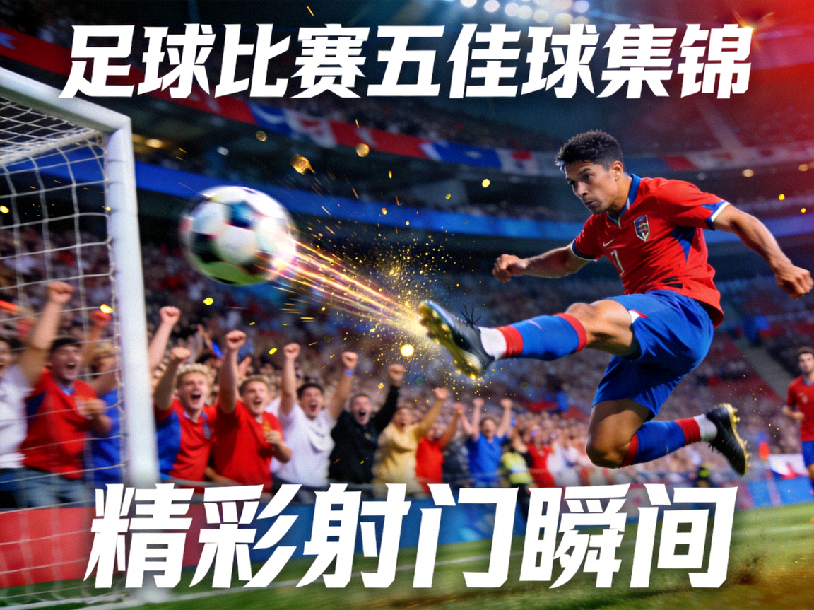 足球比赛五佳球集锦 精彩射门瞬间 体育赛事视频封面